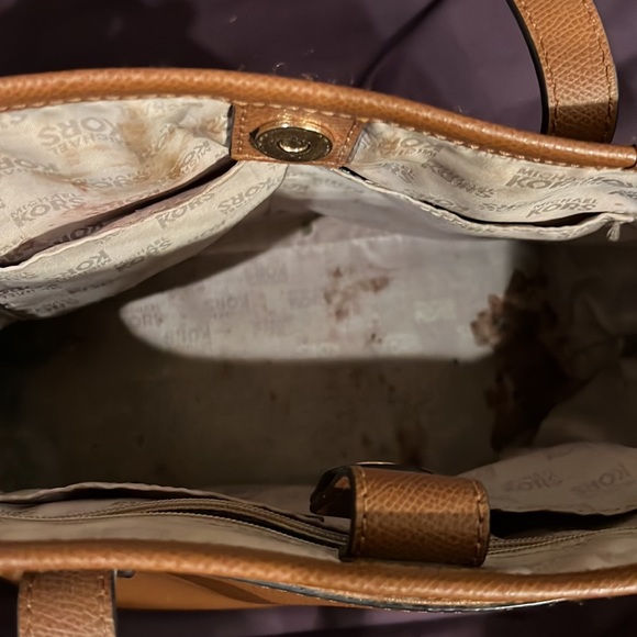 Michael Kors brown handbag purse - Picture 3 of 4